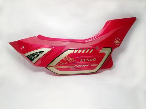 Tampa Lateral Esquerda Vermelha Da Shineray Xy50 Super Smart