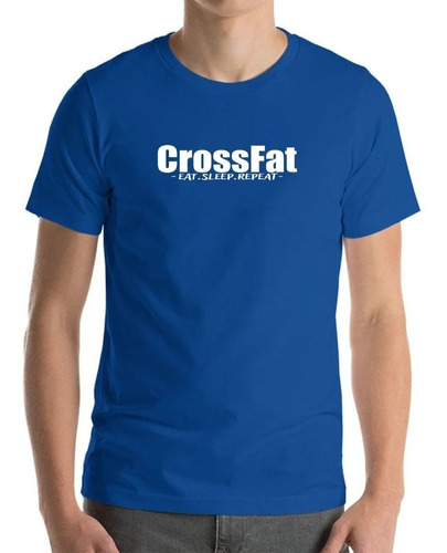 Polera Crossfat  Comer Dormir Repetir  Crossfit Funny  Relax