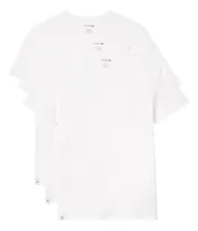 Comprar Lacoste ® 3 Playeras De Hombre 100% Algodón Cuello Redondo