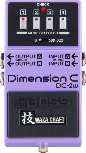 Dc-2w Boss Pedal Compacto Dimension C Waza Craft