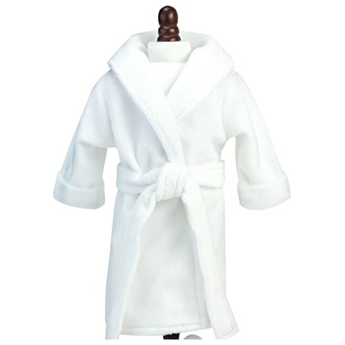 Sophia's 18 Inch Doll Robe In White With Belt, Fits 18 Inch