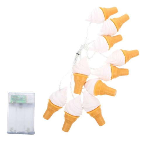 Guirnalda De Luces Led Para Navidad, 2 M, 10 Led, Helado