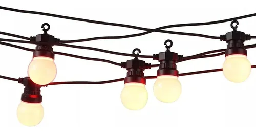 Guirnalda Led Rgb De Exterior, 10 Luces, 10 Mts, Wifi Y App