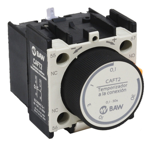 Temporizador Para Contactor 0.1 A 30 Segundos Nc Na Baw