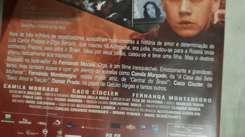 Dvd Olga+filhos Guerra+esperança E Glória Camila Morgado D58