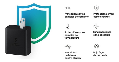 Cargador Samsung 45w Pd Original Cable 1.8m Tipo C A C 5a