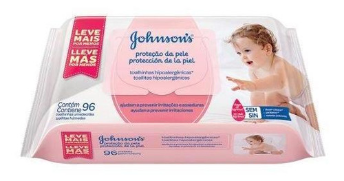 Toallitas Humedas Johnson &johnson Extra Cuidado 96 Unidades