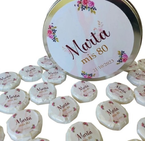 Souvenirs Jabon En Lata X 60 Personalizada