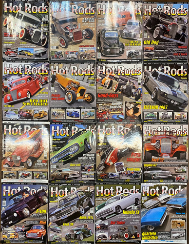 Lote De 54 Revistas Hot Rods Oportunidade