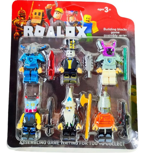 Minifiguras -set X 6 Figuras Roblox Con Accesorios