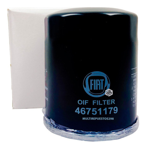 Imagen 4 de 6 de Filtro Aceite Siena Fire Palio Fiat Uno Forza 1.3 1.4 Idea