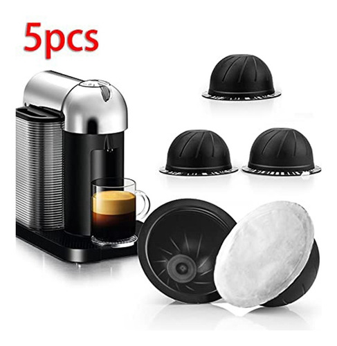 Cápsulas De Café Reutilizables Para Vertuo Vertuoline Ref, 5