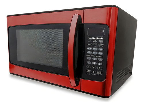 Microondas Hamilton Beach EM031MZC acero inoxidable rojo 31.1L