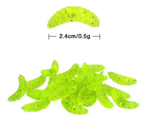 6 Señuelo De Pesca, Cebo De Tamaño Pequeño,,, 50 Pcs