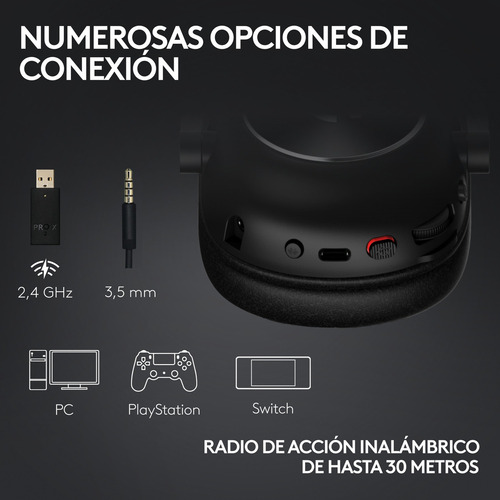 Audifonos Gamer Logitech Pro X 2 Lightspeed Blanco