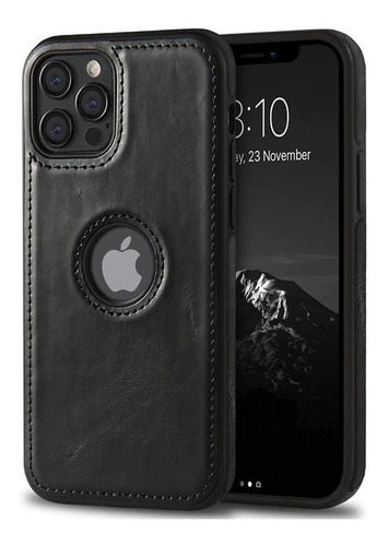 Funda Leather Para iPhone 14 Plus Y Max Con Detalles Leer