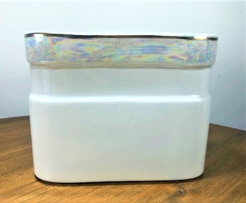 Imagem 5 de 8 de Vaso Porcelana Pintado Bodas De Prata 25 Anos De Casamento