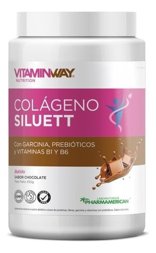 Vitamin Way Siluett Prebioticos Vitamina B1 Y B6 450g Sabor Chocolate
