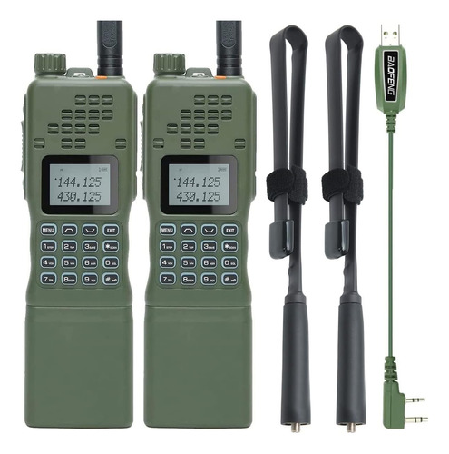 2 Pack Baofeng Ar-152 Ham Radio 10w De Largo Alcance Recarga