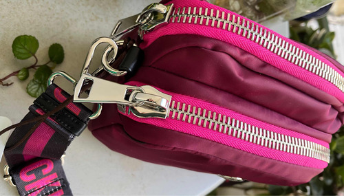 Cartera Jackie Smith Fucsia Bordo Dear Nueva Con Caja