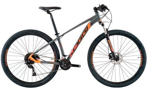 Bicicleta Aro 29 Oggi Big Wheel 7.0 2023 Mtb Tamanho Do Quadro M - 17 Cor Grafite/laranja/preto