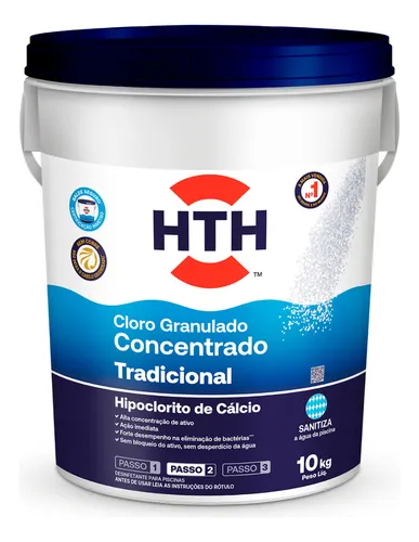 Cloro Para Piscina Hth Granulado 10 kg