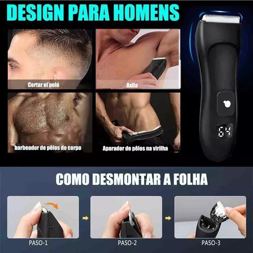 Z Aparador De Pelos Corpo, Virilha Prova D'agua Intimo Sem