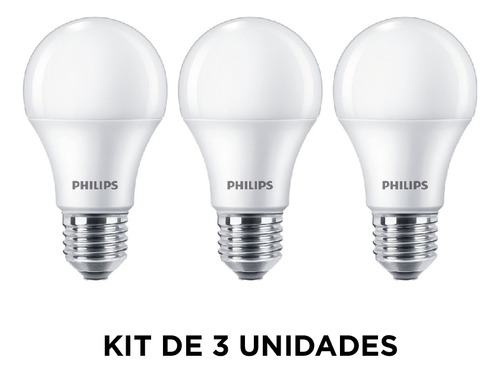 Lámpara Led Ecohome Tipo Bulbo E27, 10w/cálida - Philips L27