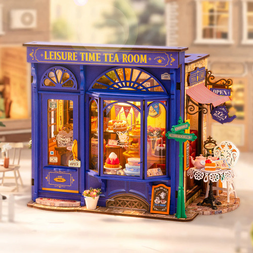 Casa De Muñecas En Miniatura Rolife Leisure Time Para Salón