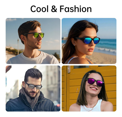 Juego De Lentes Inteligentes Compatibles Con Para Hombre Y