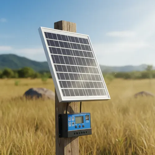 Painel Placa Solar 12v 20w Policristalino + Controlador 10a 12v
