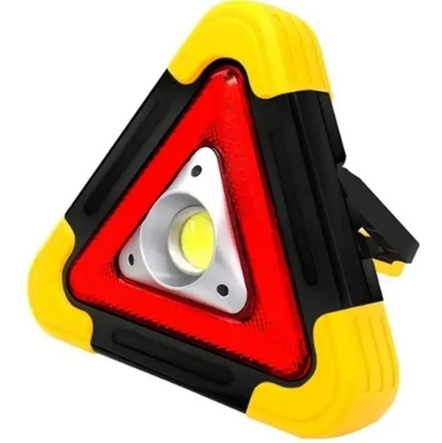 Triangulo De Carretera Led Luz Emergencia Recargable 