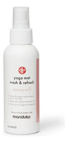 Limpiador De Yoga Mat Manduka - Spray Natural Con Aceites Es