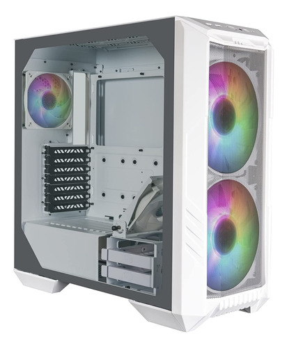 Gabinete Gamer Cooler Master Haf 500 White 