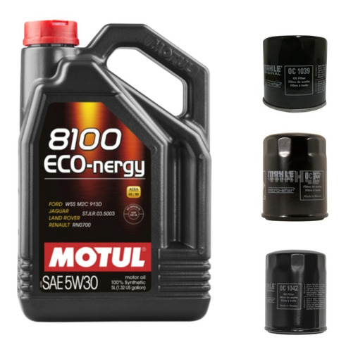 Kit Cambio Aceite Motul Multimarca 5l Y Filtro