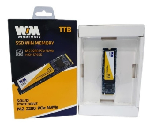 Ssd Winmemory 1tb M.2 2280 Pcie Nvme Swg001t Cor Preto