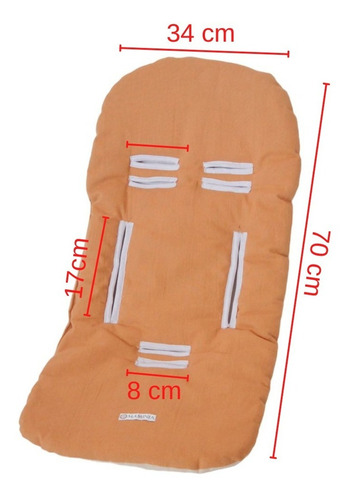 Imagen 3 de 9 de Colchoncito Reductor Para Cochecito Huevito Universal Bebé