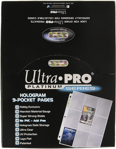 Imagen 2 de 8 de 10 Hojas Micas Ultra Pro 9 Espacios Tarjetas Yugioh Pokemon