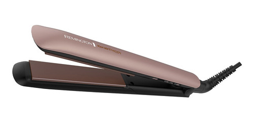 Imagen 2 de 6 de Plancha de cabello Remington Keratin Therapy S8599 negra y rosa 120V