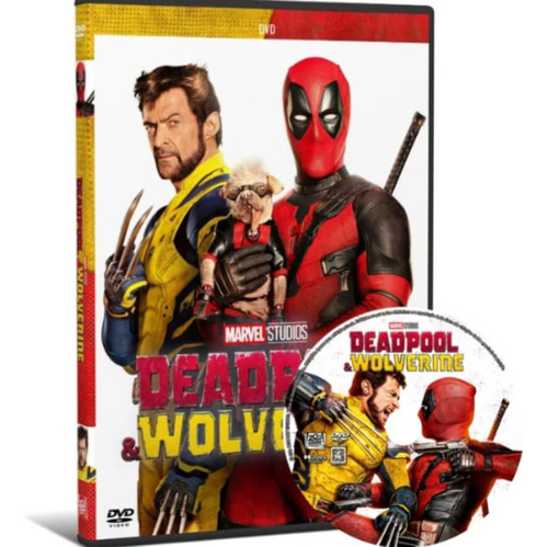 Dvd Deadpool & Wolverine (2024) Audio: Português / Inglês