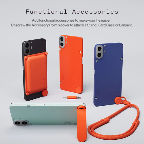 Teléfono Inteligente Cmf By Nothing Cmf Phone (1) 8gb+256gb 5g Naranja Smartphone
