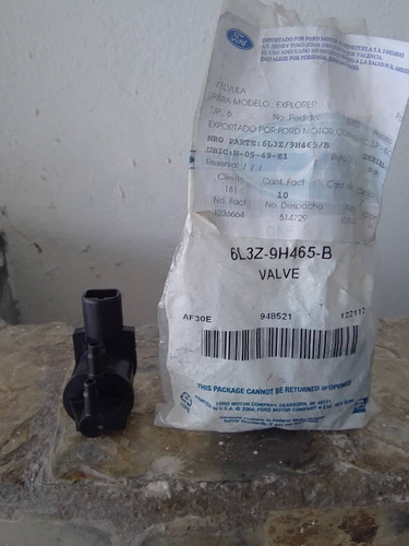 Valvula De Solenoide Explorer 6l3z 9h465 B