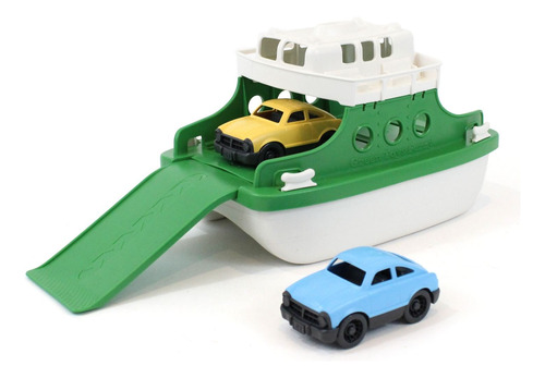 Verde Juguetes Ferry Barco Con Mini Cars Tina Juguete, Verde