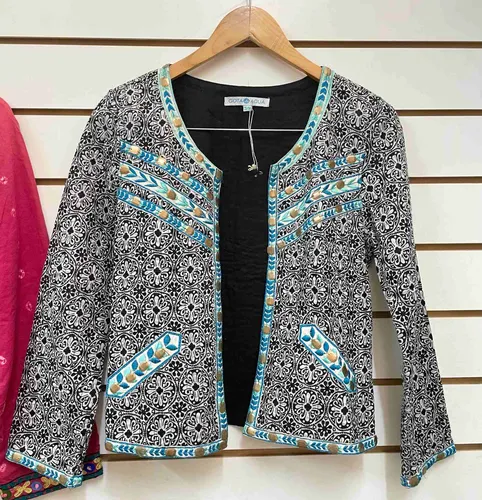 Chaquetas Bordadas De India Sacos Hippie Chic Talles Sm Y Ml