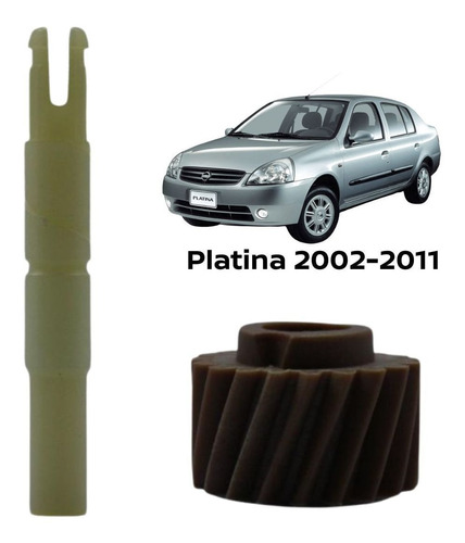 Piñon Y Engrane Sensor Velocimetro Platina 2009 Orig