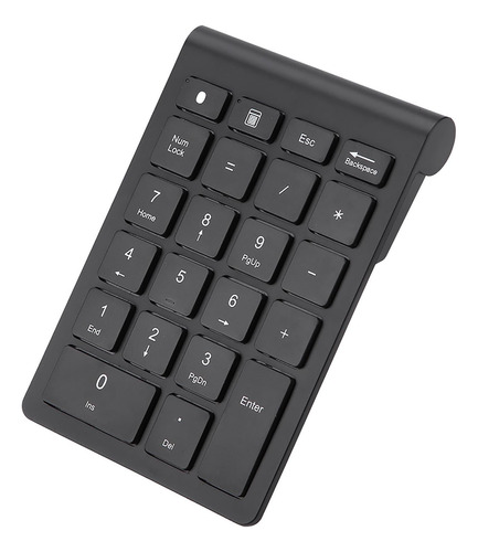 Mini Teclado Numérico Bluetooth Sem Fio Preto De 22 Teclas