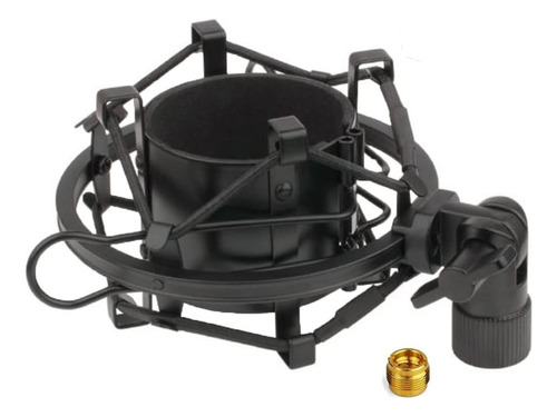 Negro Universal Micrófono Shock Mount Gran Diámetro 4...