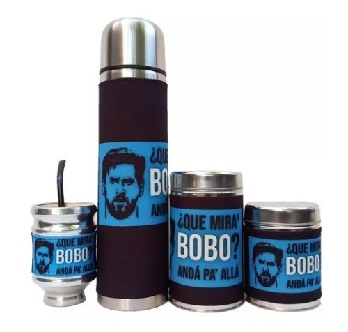 Messi Que Mira Bobo Mate Set Kit Completo Personalizado