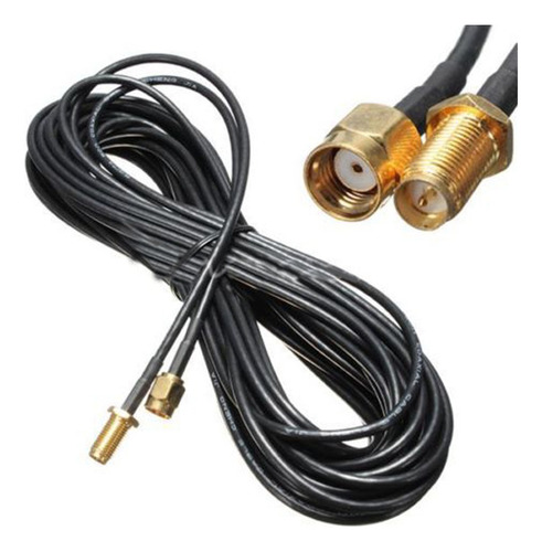 Extensión Cable 9 Metros Antena Conector Rp-sma Wifi Router (Usado)