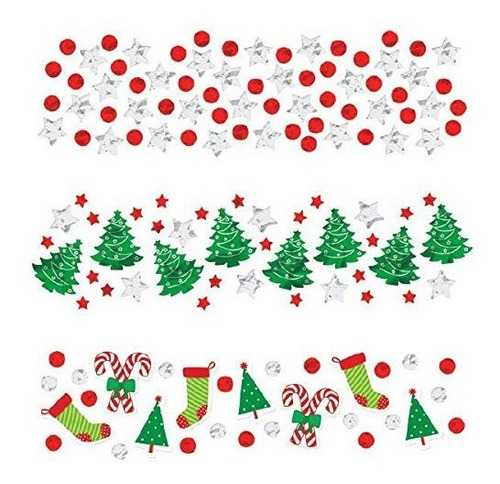 Amscan  Confeti 1 Count Navidad Value Papel De Aluminio Y Pa